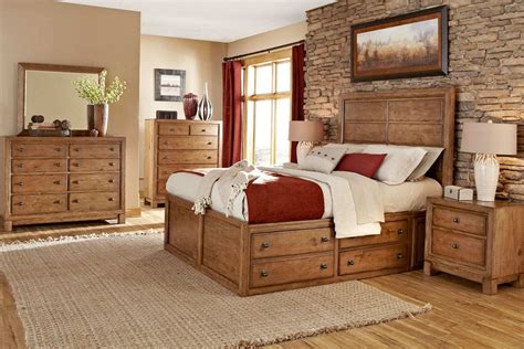 Rustic Bedroom Ideas Furniture / Calistoga 7-Piece Queen Bedroom ...