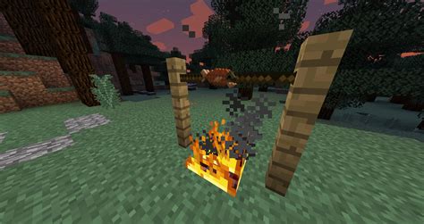 Campfire in Minecraft V.2 : MinecraftInventions