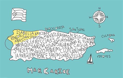 Puerto Rico Map — mercedespadro