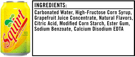 What Are the Squirt Soda Ingredients and Nutrition Facts?