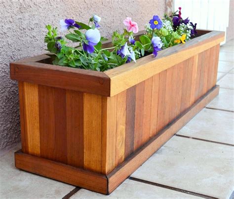 Wood Flower Box Design - Image to u