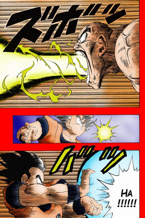 Goku VS Nappa by Ezio-anime on DeviantArt