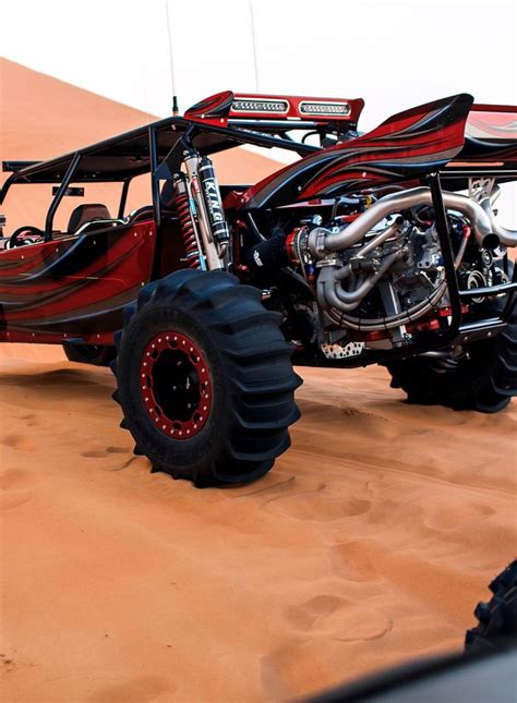 Off Road Buggy in the Desert on Sand