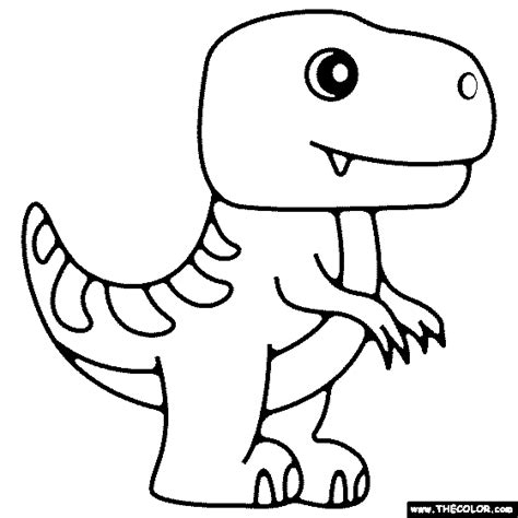 Dinosaur Online Coloring Pages