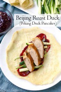 Beijing Roast Duck (Peking Duck Pancakes) and Merlot Wine Pairing • Curious Cuisiniere