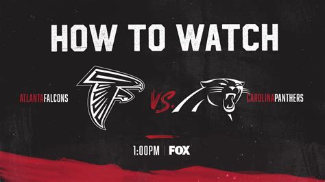 How to watch Falcons vs. Panthers: Time, TV, live stream, radio, weather