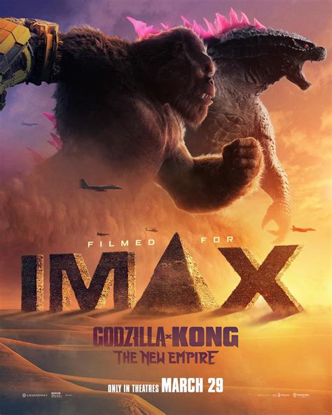 Godzilla x Kong IMAX poster ver 2 (Godzilla x Kong: The New Empire ...