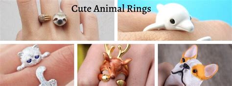 Animal Jewellery - Cute Animals Rings for Fashionistas