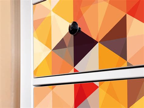 Möbelsticker für Ikea HEMNES Motiv Kaleidoskop | banjado