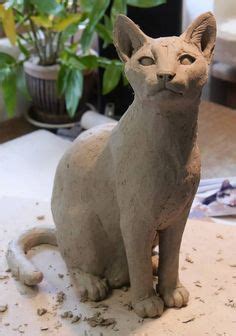 Pet Cat Sculpture Fee #Cat #Commission #Pet #Sculpture