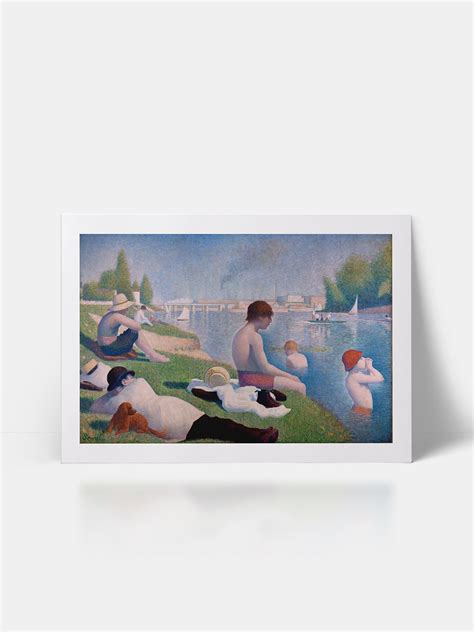 Bathers at Asnieres - THE NATIONAL GALLERY | Georges seurat, Empresyonist, Izlenimcilik