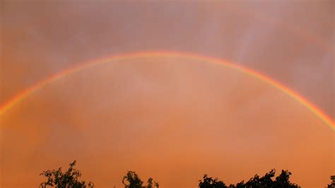 Free Images : cloud, sky, sunlight, double rainbow, natural phenomenon, rainbow colors ...