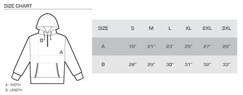 Size Charts — FAN CLOTH