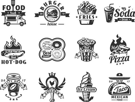 Food Logo Set Free Vector cdr Download - 3axis.co