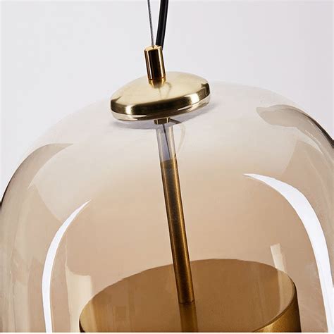 Modern Smoked Cognac Glass Pendant Lights - OEM&ODM Lamps Wholesale for One Stop Service