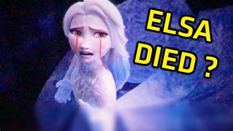 Elsa DEAD SCENE Frozen 2 - YouTube