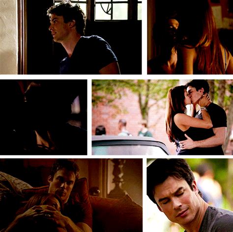 neenadoughbreva: Every Damon + Elena kiss -... - Obsessed Fan Girl!