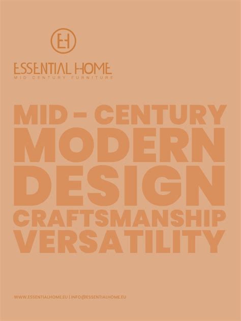 Catalogue Essential Home Mid Century Furniture | PDF | Chair | Furniture