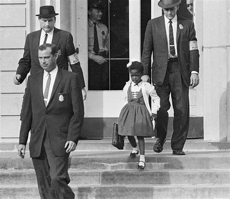 Ruby Bridges, the first African-American to attend a white elementary school in the deep South ...