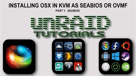 Install OSX on unRAID ovmf/seabios - part 1 install with seabios - YouTube