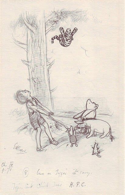 Back to the days of Christopher Robin. | Winnie the pooh drawing ...