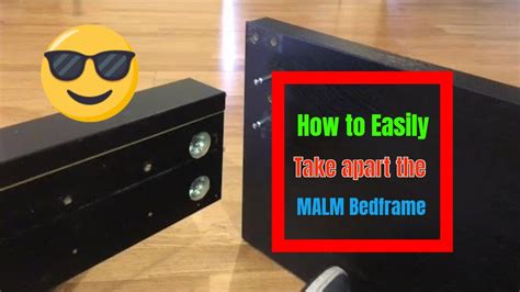 How To Take Apart A Malm Bed Frame - How To Really Disassemble An Ikea Malm Bed Frame Youtube ...