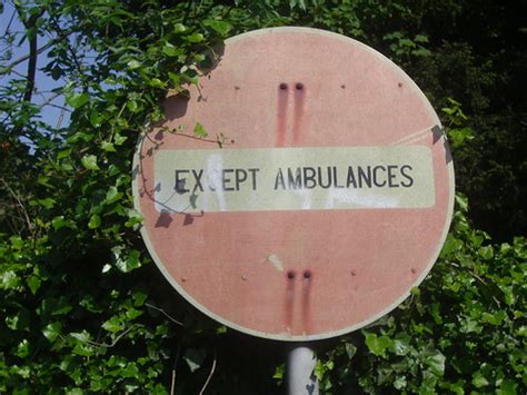 ambulance sign close | After a month of research this belong… | Flickr