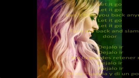 Demi Lovato - Let it go/Dejalo ir letra (español/ingles) - YouTube