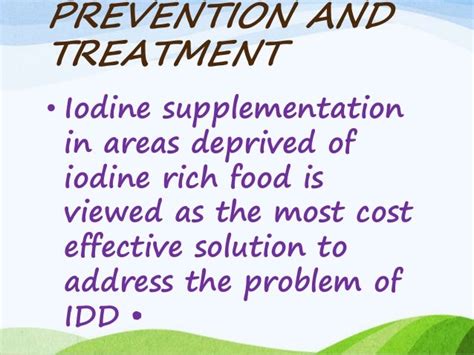 Iodine deficiency disorders of thyroid gland