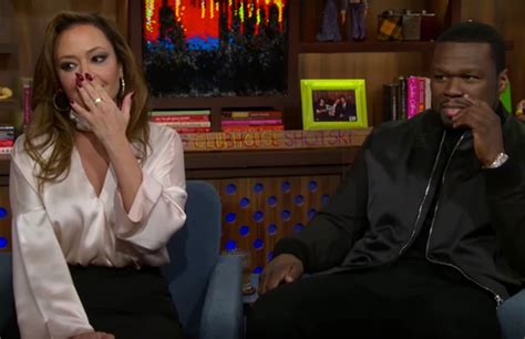 Watch Leah Remini Scold 50 Cent About Getting His Salad Tossed | Complex