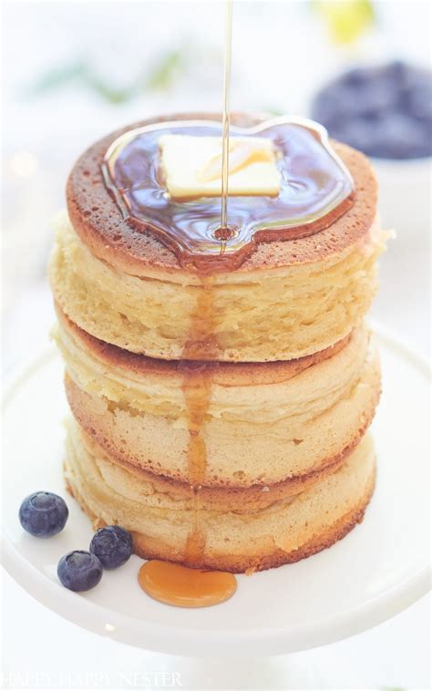 Fluffy Japanese Pancake Recipe (Souffle) - Happy Happy Nester