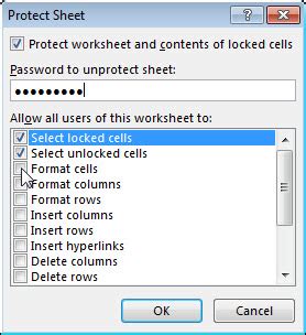 How to Protect a worksheet in Microsoft Excel - Xl in Excel