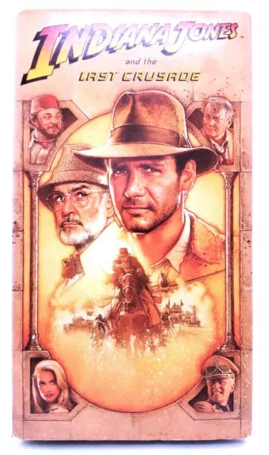 INDIANA JONES AND The Last Crusade VHS; Harrison Ford, Sean Connery $9.95 - PicClick