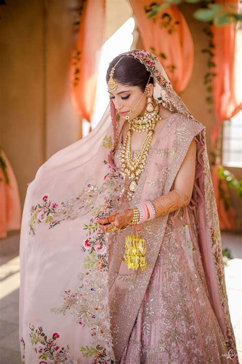 pastel pink lehenga - ShaadiWish