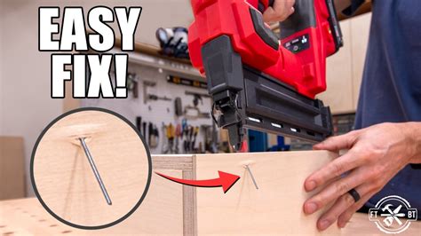 6 Nail Gun Mistakes You Should Avoid | Brad Nailer Tips - YouTube