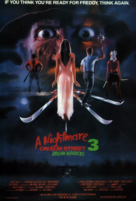 A Nightmare on Elm Street 3: Dream Warriors — Movie Posters | Nightmare on Elm Street Companion ...