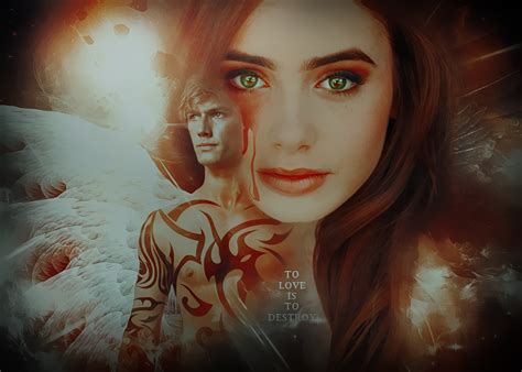 Clary and Jace - Jace & Clary Fan Art (29391827) - Fanpop