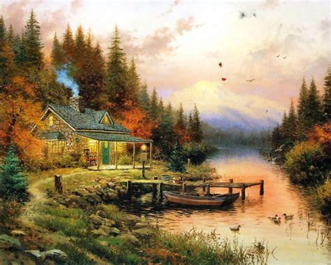 Home Living: Cottages of Love - A Tribute to Thomas Kinkade