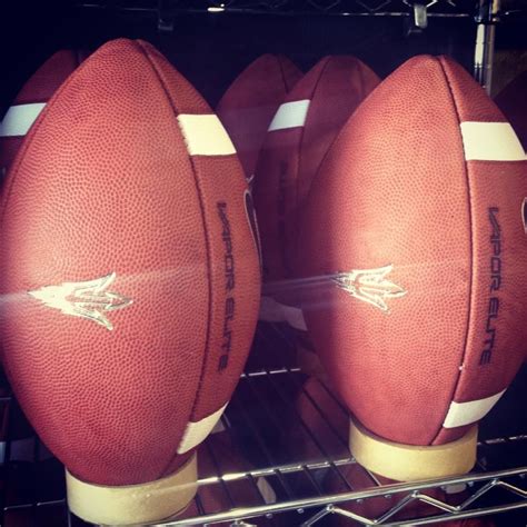 Handcrafted Big Game USA footballs are used by the Arizona State Sun ...