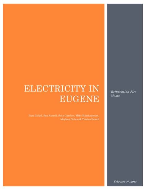 EWEB Electricity - Applied Reinventing Fire Sustainable Development Theories_February 2013_bsf | PDF