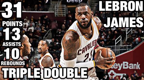 LeBron James Triple Double 31 Points, 13 Assists, 10 Rebounds | 11.23. ...