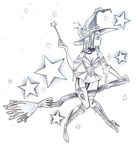 Witch Star Tattoo Design by 2Face-Tattoo on DeviantArt