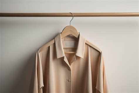 Wooden clothes hanger hanging on the wall. ai generative 27611632 Stock Photo at Vecteezy