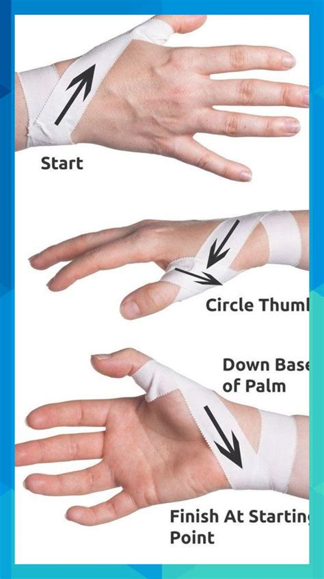 how to wrap a sprained thumb with finger tape - Google Search #osbornehessel465 | Athletic ...