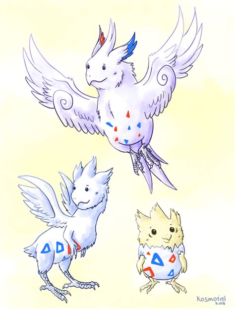 Togepi Evolution by Kosmotiel on DeviantArt