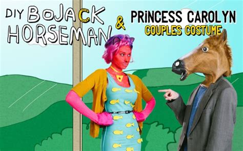 DIY BoJack Horseman and Princess Carolyn Couples Costume ...