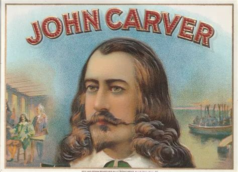 VTG JOHN CARVER Tobacco Cigar Label - Embossed $12.00 - PicClick