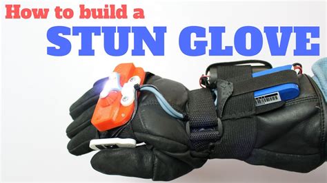 How to build a High Voltage Stun Glove Taser - YouTube