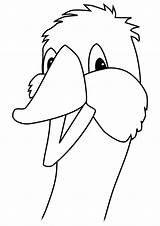 Two Geese Coloring Page  Free Printable Pages For Kids sketch template