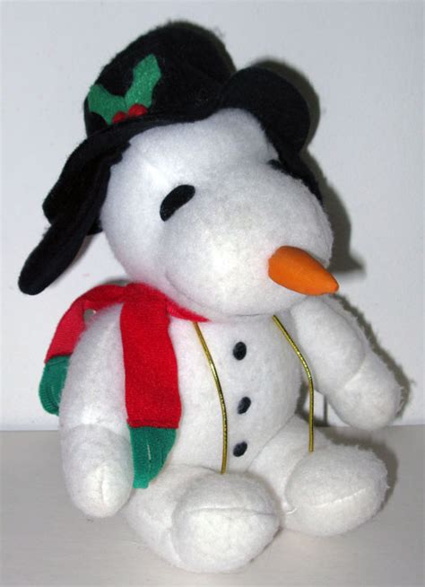 Snoopy Snowman Christmas Plush - ShopCollectPeanuts.com